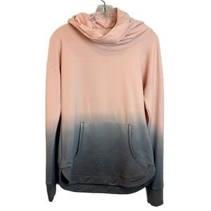 Calia  Dip Dye  Ombré‎ Activewear Cowlneck Hoodie